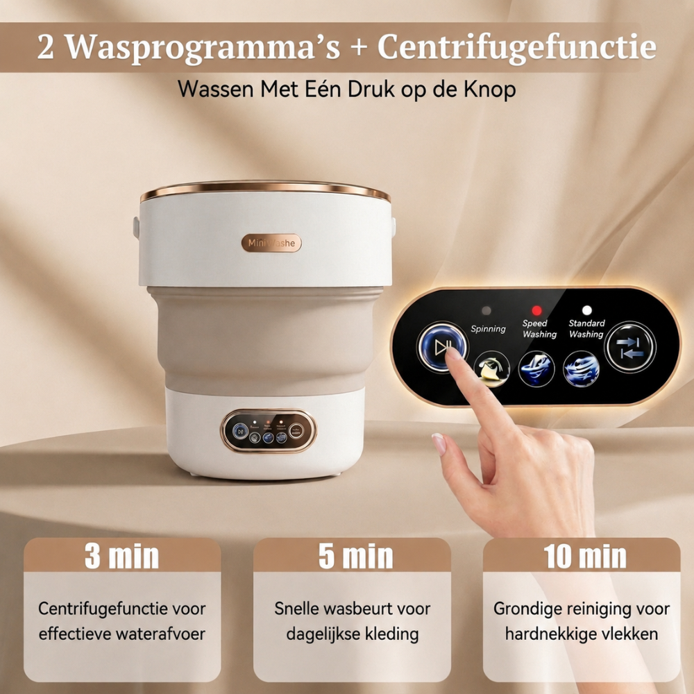 Vora Opvouwbare Camping Wasmachine